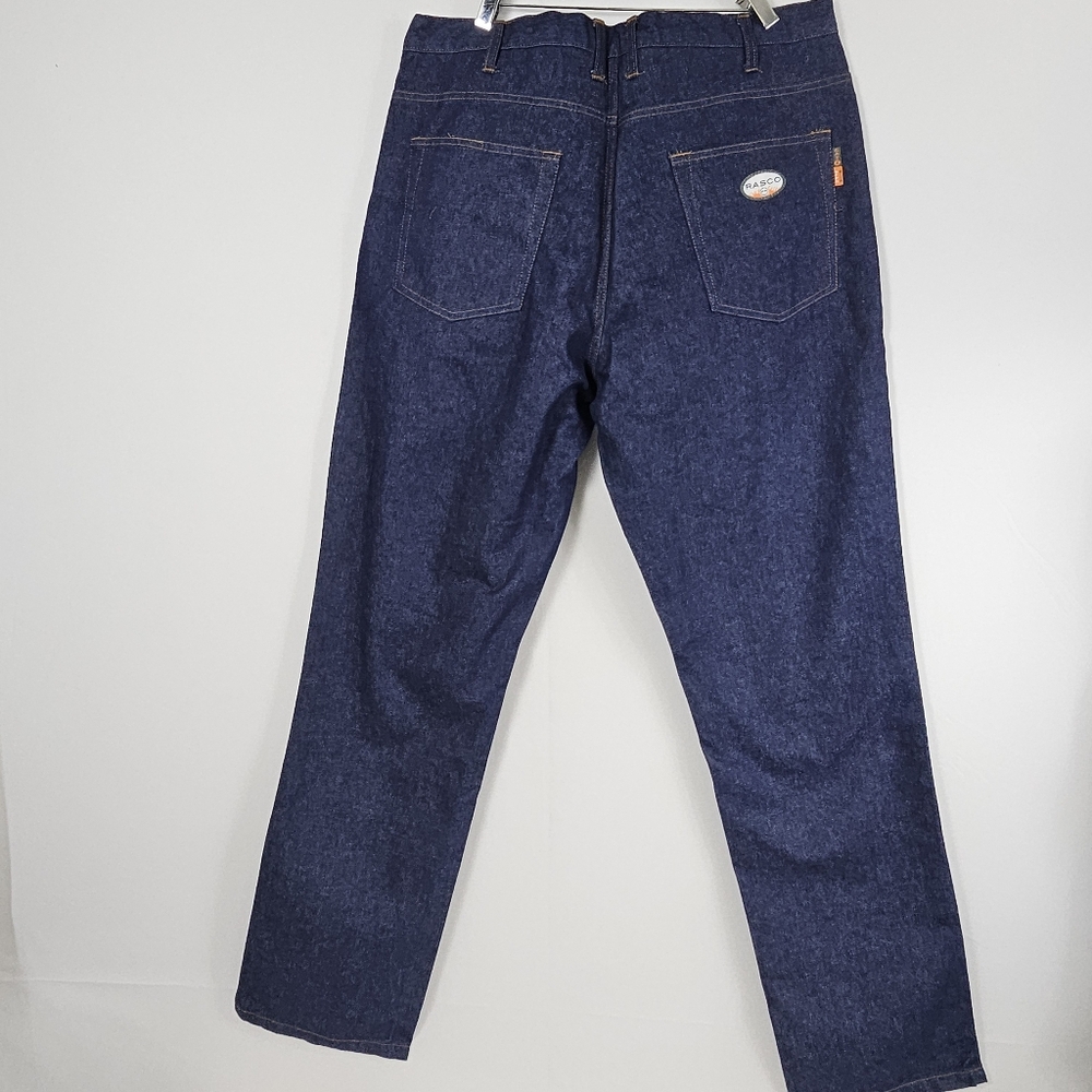 Rasco FR Jeans Mens Size 40×34 Flame Resistant Dark Blue 11.5 oz Denim